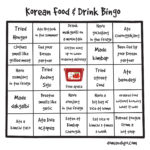 Korean Food Bingo