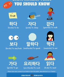 basic korean verbs