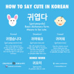 How to Say Cute in Korean
