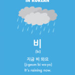 How to Say Rain in Korean