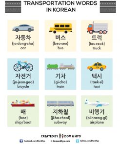 Transportation Words in Korean